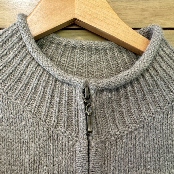 Vintage Evan Picone Angora Blend Zipper Cardigan / Jacket Sweater / xlarge - Picture 11 of 11